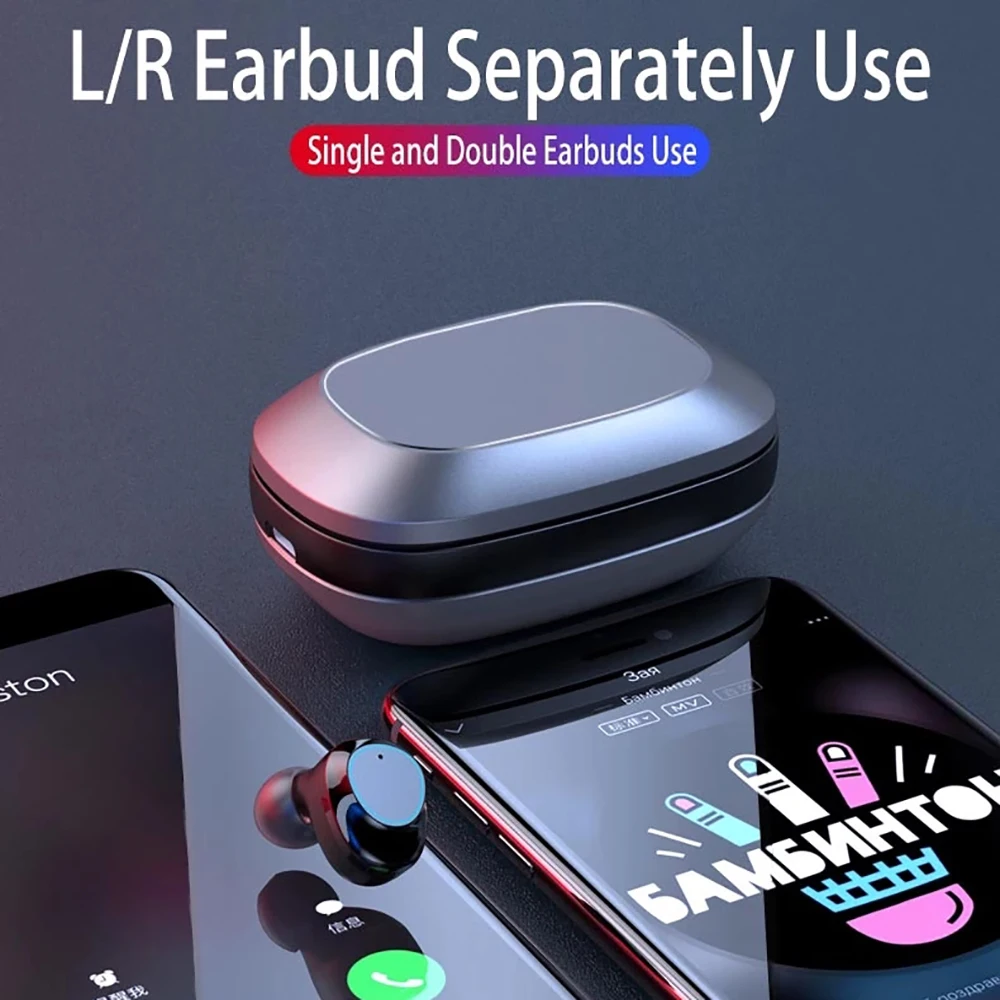 TWS 5,0 G16 бинауральные Bluetooth наушники с сенсорным управлением шумоподавление беспроводные наушники 6h Музыка Время стерео Водонепроницаемая гарнитура