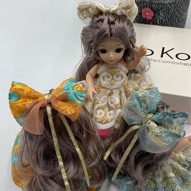 16 см BJD кукла 3D настоящие глаза 13 подвижные шарнирные куклы DIY игрушки брелок
