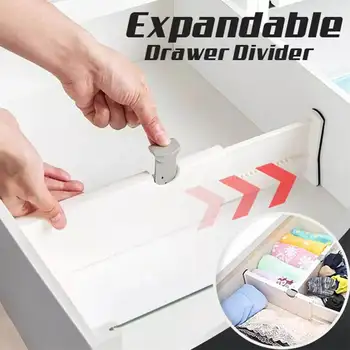 

Adjustable Drawer Clapboard Partition Divider Cabinet Drawer Organizer Adjustable Expandable Drawer Dividers For Socks Organizer