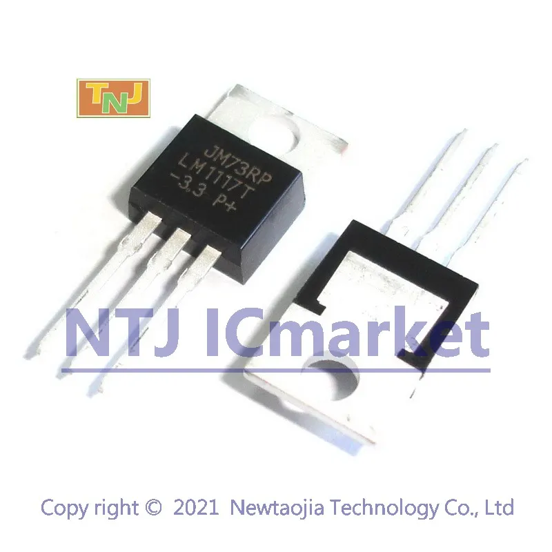 10 PCS LM1117T-3.3 TO-220 LM1117 1A LOWDROP OUT VOLTAGE REGULATOR | Электронные компоненты и принадлежности
