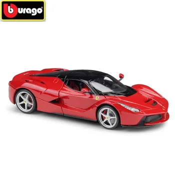 

BBURAGO 1:18 FERRAI LaFerrari Diecast Hardcover Edition Simulation Alloy Car Model Gift for Kids Toy Decoration Collection