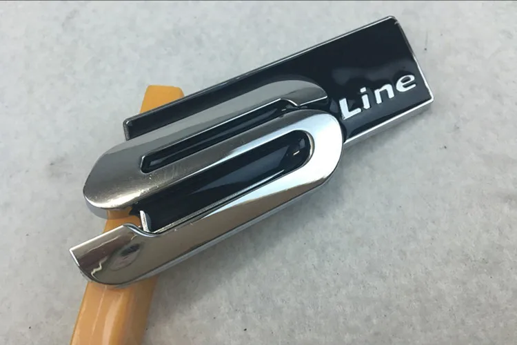 Sline боковой шов этикетка A4LA5A6LSLINE этикетка металлические наклейки для автомобиля боковой шов этикетка Sline Автомобильный логотип