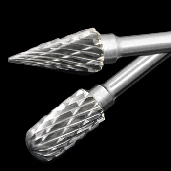 

10pcs Tungsten Steel Carbide Drill Bit Rotary Cutter CNC Engraving Tool Durable