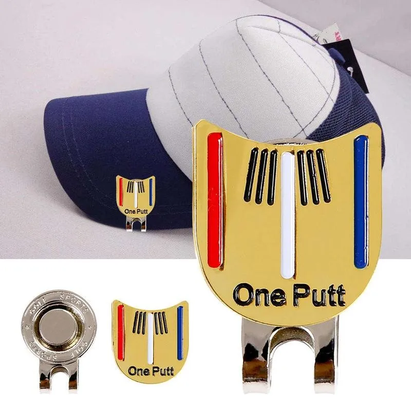 

Golf Cap Clip Marker with Golf Cap Clip Golf Ball Aiming Professional Magnet Golf Chrome Alloy Marker Clip Coating Kits Tra B1U6