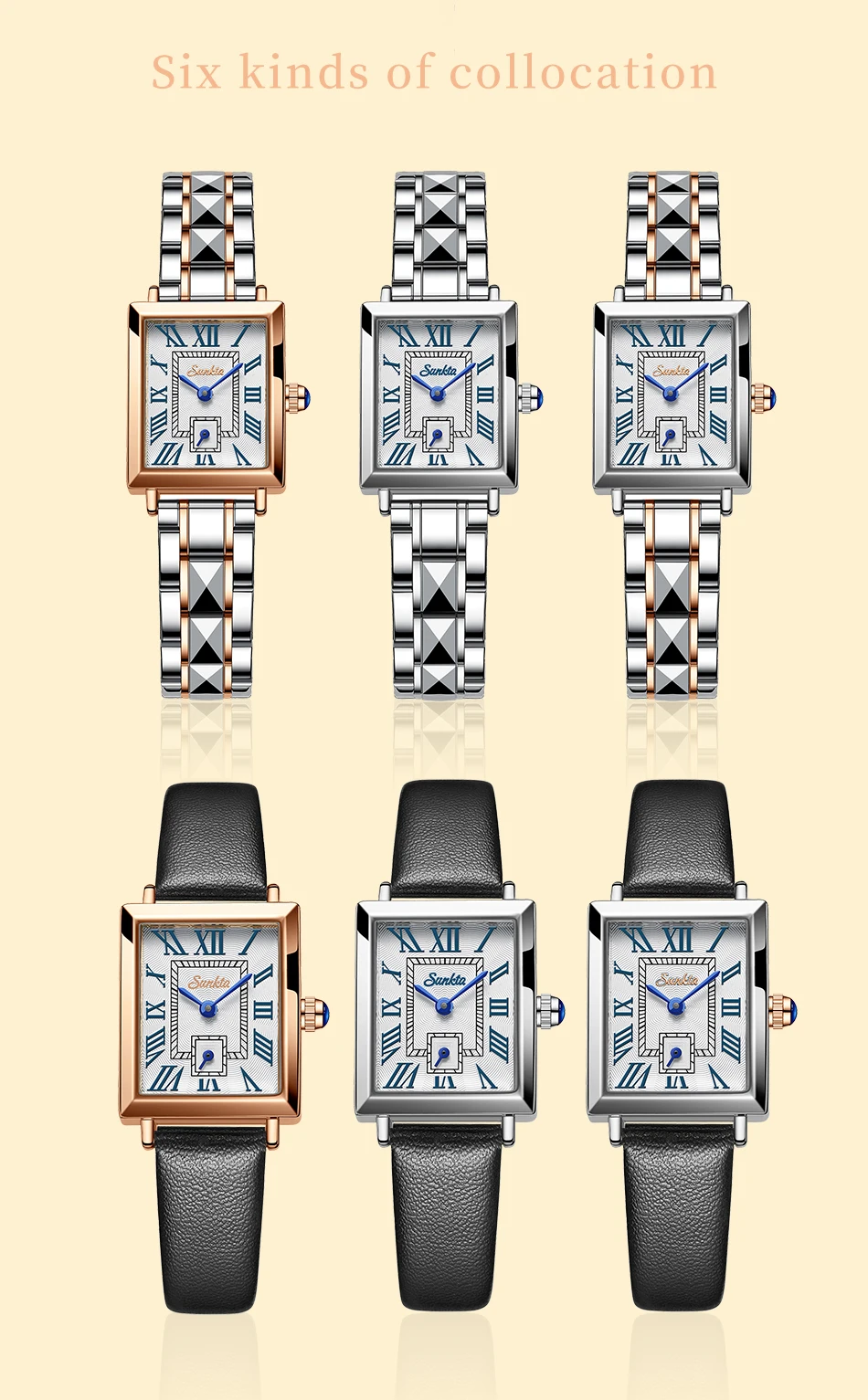 Square Watch For Ladies