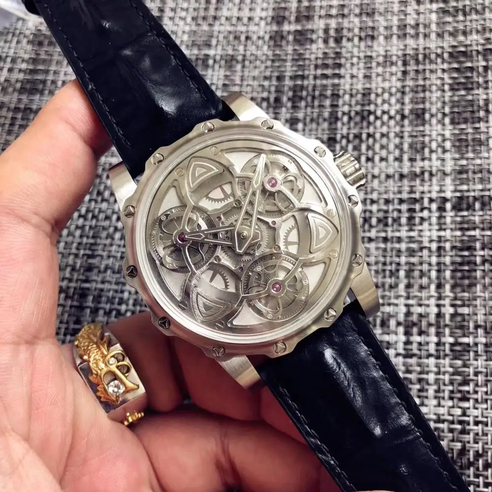 A09303 мужские часы Топ бренд подиум роскошный европейский дизайн автоматические механические часы