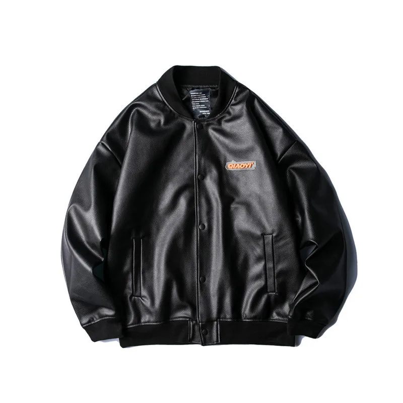 

Tang Mu Cool 20 Spring Japanese Style Trend Tooling Jacket BOY'S Baseball Uniform Loose-Fit Printed Letter Casual Tops