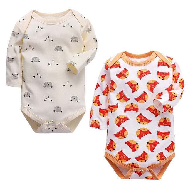 Baby Bodysuit Newborn 100% Cotton Body Baby Long Sleeve Underwear Infant Boys Girls Clothes Babys Sets