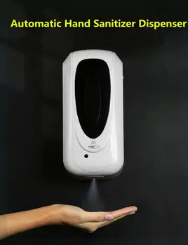 

LATT Automatic Alcohol Spray Dispenser,35OZ/1000ML Touch-Free Wall Mounted Motion Hand Sanitizer Machine Soap Dispenser Sensor