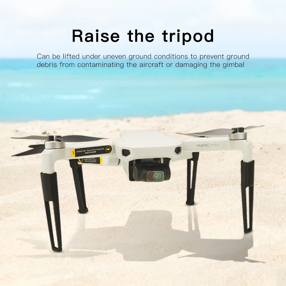 Складной увеличивающий посадочный механизм для DJI Mavic Mini расширенная поддержка ног безопасные посадочные ножки для DJI Mavic Mini RC Дрон аксессуары