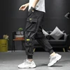 Pantalones Cargo para hombre, ropa de calle, Hip Hop, con bolsillo lateral, para correr, 2022 ► Foto 3/6