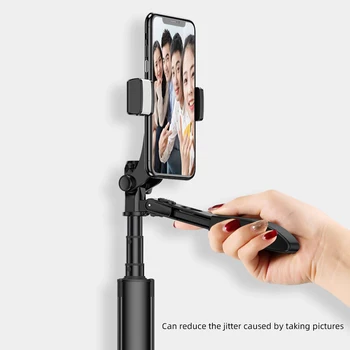 

FDBRO Video Stabilizer Selfie Stick Tripod for iPhone Xiaomi Huawei Bluetooth Tripod Selfie Stick Fill Light For Mobile Phone