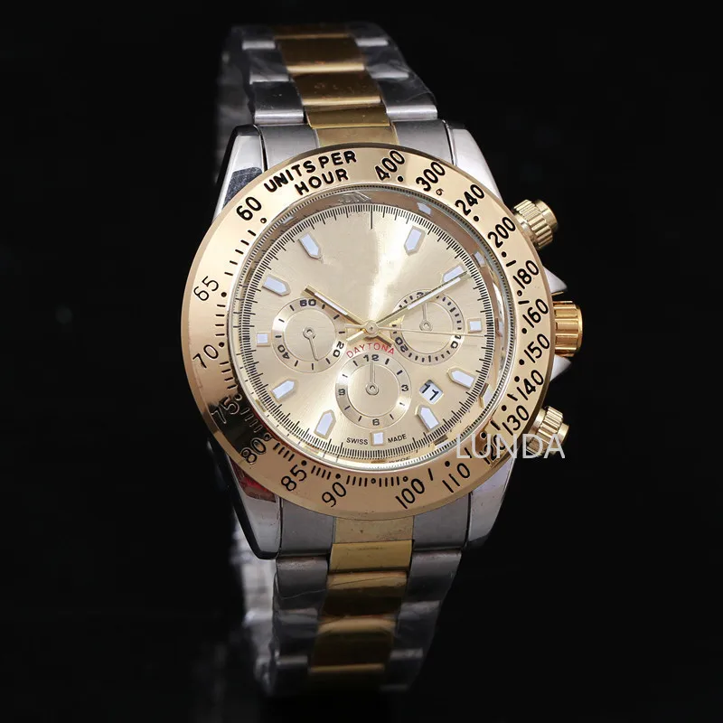 

Hot RLX AAA Quality Women Men's Quartz Watch Fashion Gift Gold Casual Waterproof Watches