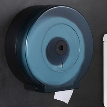 

Storage Shelf Washroom Wall Mounted Waterproof ABS Toilet Paper Holder Accessories For Bathroom Tissue Box Stand Commercial