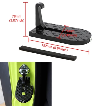 

Peg Pedals Foot Plate for Suzuki Jimny JB74 2019+ Car Door Folding Pegs Pedal Emergency Hammer Accessories for Jimny 2019 2020