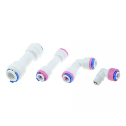 RO Water Elbow Straight Check Valve Quick Coupling Fitting 1/4