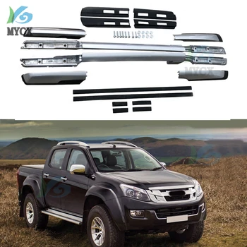 

New arrival For Isuzu D-Max 2015-2020 roof rack roof rail cross roof bar, oxidized aluminum, installed by screws, very stable