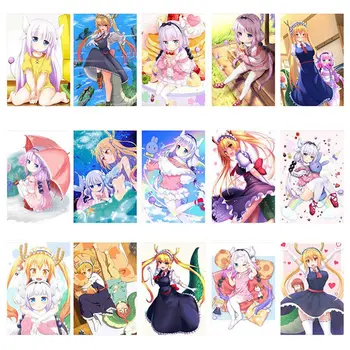 

1PC Japan Anime Miss Kobayashis Dragon Maid Self Made Paper Lomo Card Photo Card Poster Photocard