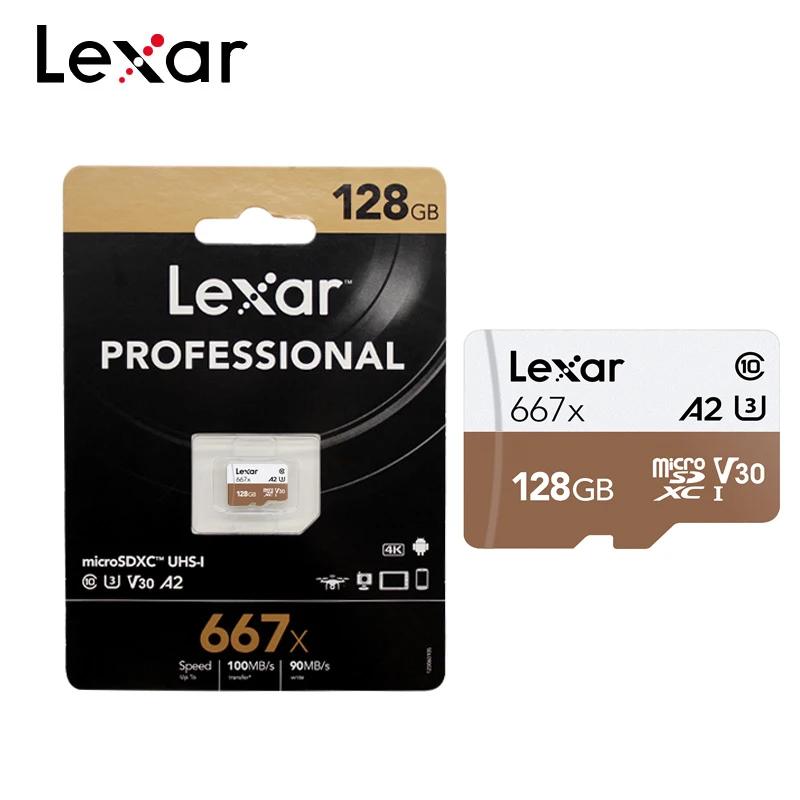 Lexar-667X-SD-Card-128GB-A2-Micro-SD-256GB-U3-V30-Memory-Ca1rd-64GB-UHS-I