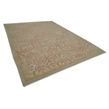 

276x381 Cm Beige Handmade Oushak Rug-9x12 Ft