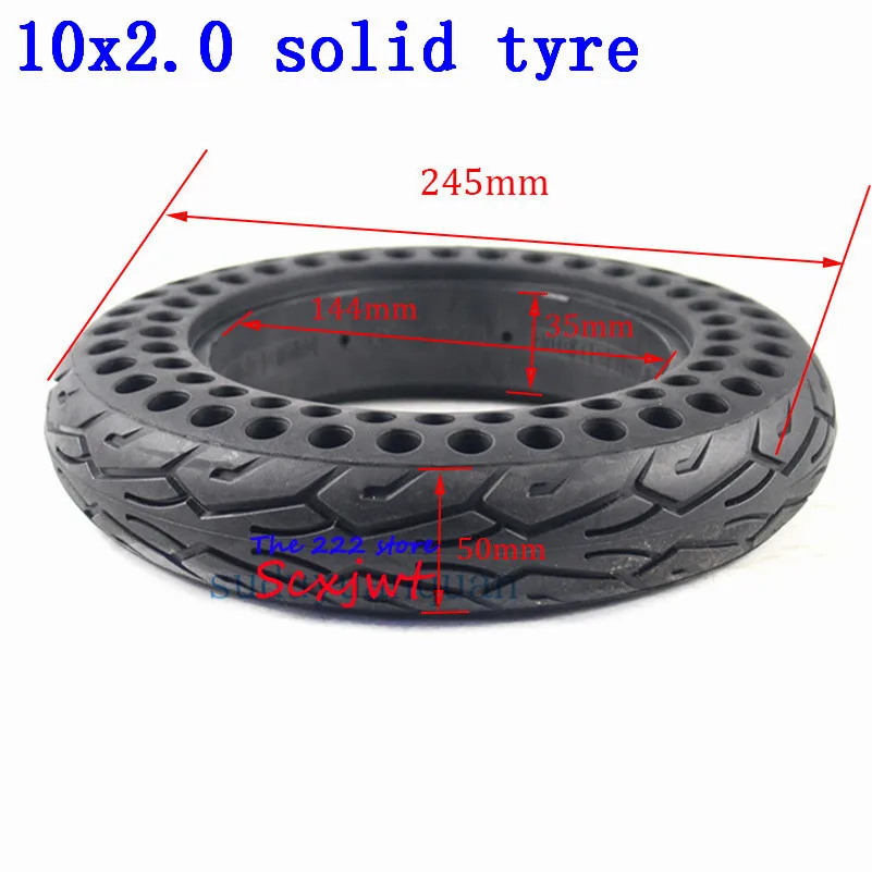 10 дюймов электрический скутер шины 10x2 10X2,125 10X2,25 10X2,50 универсальные взрывозащищенные ударопрочные ненадувные твердые шины