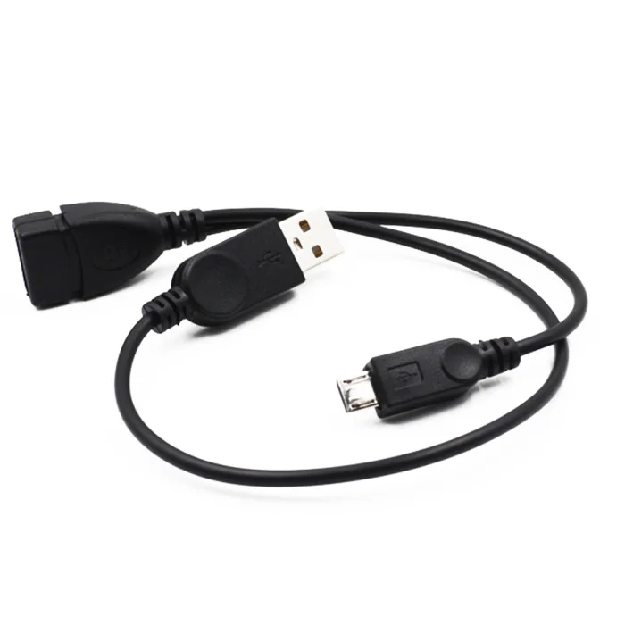 Micro USB 2,0 хост OTG USB кабель мужской женский микро Мужской для телефона планшета ПК внешний U диск ридер PR
