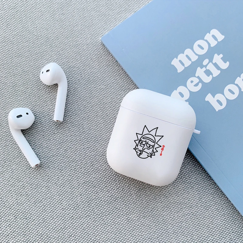 Чехол с мультяшным милым ленивым котом для Apple Airpods1 2 беспроводной Bluetooth мягкий