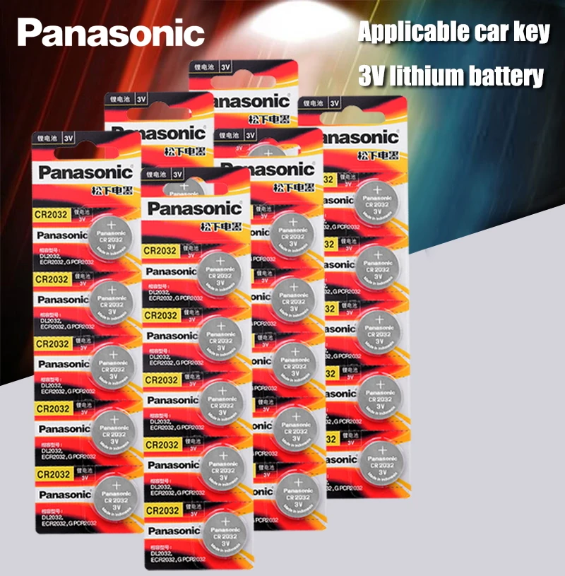 Литиевая батарейка Panasonic cr2032 30 шт./лот cr 2032 3 в|Часовые батарейки| |