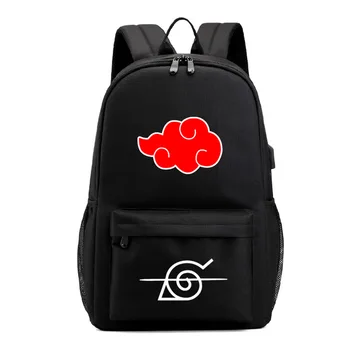 

Canvas Luminous Naruto Anti-theft Laptop Backpack For Teenager Boys Girls Student School Backpack Men Women Mochilas