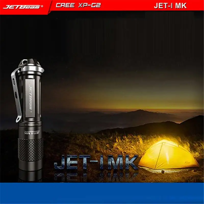 JETBeam JET-I MK XP-G2 480LM 3 режима AA 14500 EDC светодиодный мини-фонарик водонепроницаемый для кемпинга фонарь прожектор фонарь