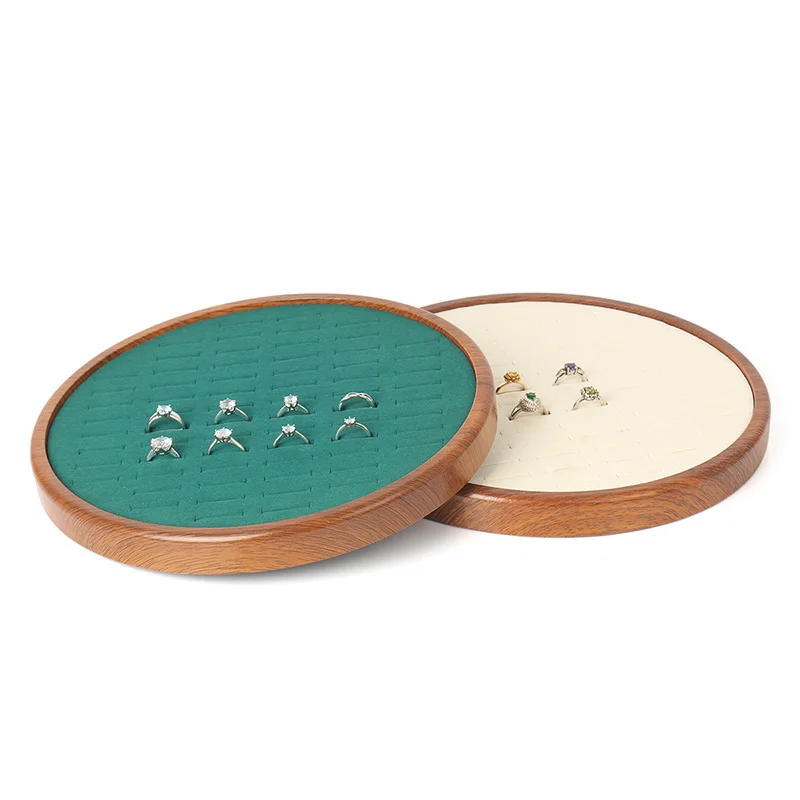 New Arrivals High Quality  Round Trays   For Ring  Jewelry Display  Packaging Gift