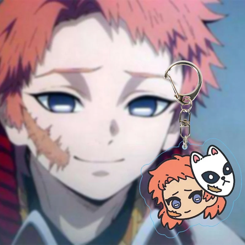 Демон Slayer мультфильм милый брелок фигурка Аниме Косплей Tanjirou двухсторонний