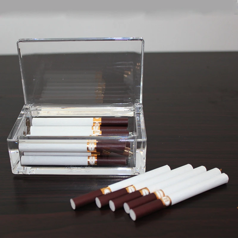 firkant Australien Stolthed Transparent Acrylic Cigarette Case Tobacco Storage Smoking Tool Accessories  Sealed box Can Hold 20 Cigarettes Storage Box|Cigarette Accessories| -  AliExpress