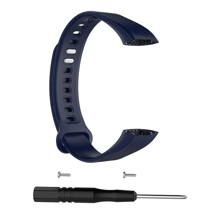 NYOQUE ремешок для huawei Honor Band 3 Спортивные часы TPE Honor Band 3 сменный ремешок для Honor Band 3 умный Браслет - Цвет: Синий