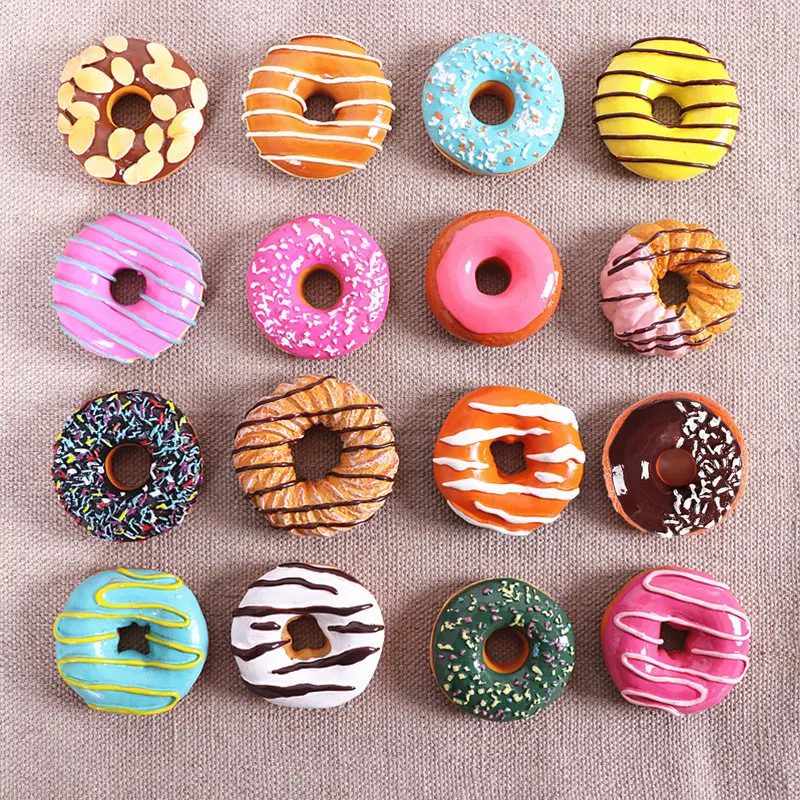 Doughnut холодильник хлебное моделирование 3D Магнит Магнитный креативный на холодильник, для заметок бар украшения для кухни