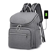 Стиль рюкзак бутылочка для кормления хранения многофункциональный большой емкости открытый USB заряжаемые наушники дорожная сумка для подгузников