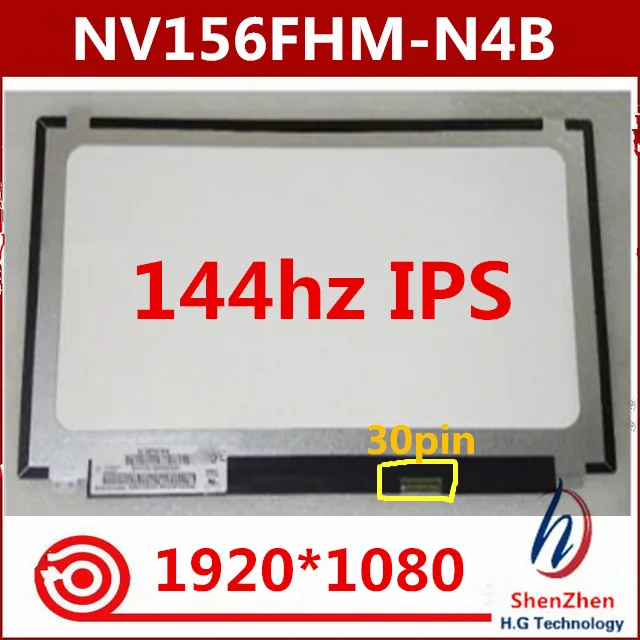

Original for BOE 15.6''NV156FHM-N4B for gaming 144Hz resolution 1920X1080 gaming screen 30-pin EDP interface NV156FHM-N4B
