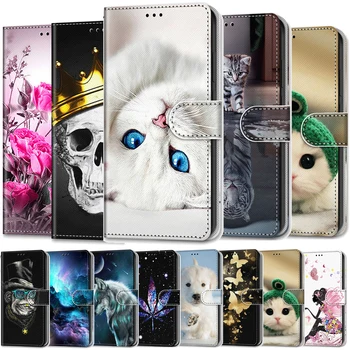 Перейти на Алиэкспресс и купить Для Huawei Honor 7s 8s, кожаный чехол-бумажник, откидной Чехол для Huawei 20 30 Pro, роскошный мобильный телефон, чехол для Huawei Nova 5 Pro