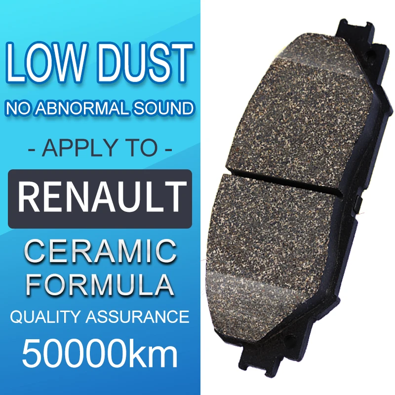 

4 piece/set car Front and rear Ceramics Brake Pads for Renault Megane (2001-2007)1.6L 2.0L Brake Shoes