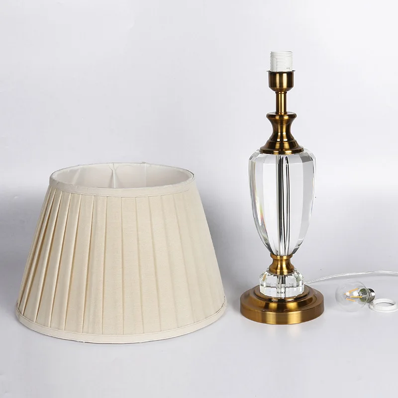 

Modern Crystal Lamp lighting bedroom bedside lamp luxury fashion crystal table lamp Abajur bedside hotel table lamp k9 Luxury