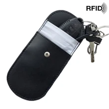 Faraday Автомобильный ключ RFID сигнальный блок сумки вытяжное кольцо сумка для визитных карточек брелок сигнальная экранирующая Сумочка для защиты конфиденциальности BAG1013