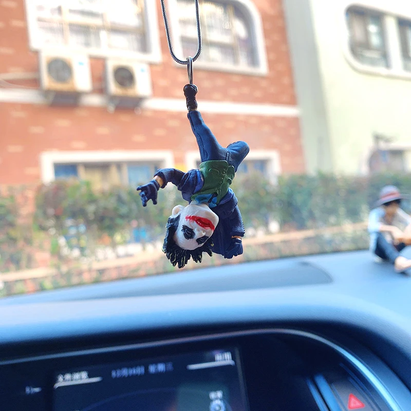 자동차 인테리어 장식 개성 펜던트, 조커 모델 백미러 펜던트 장식, 자동차 용품, 인테리어 액세서리