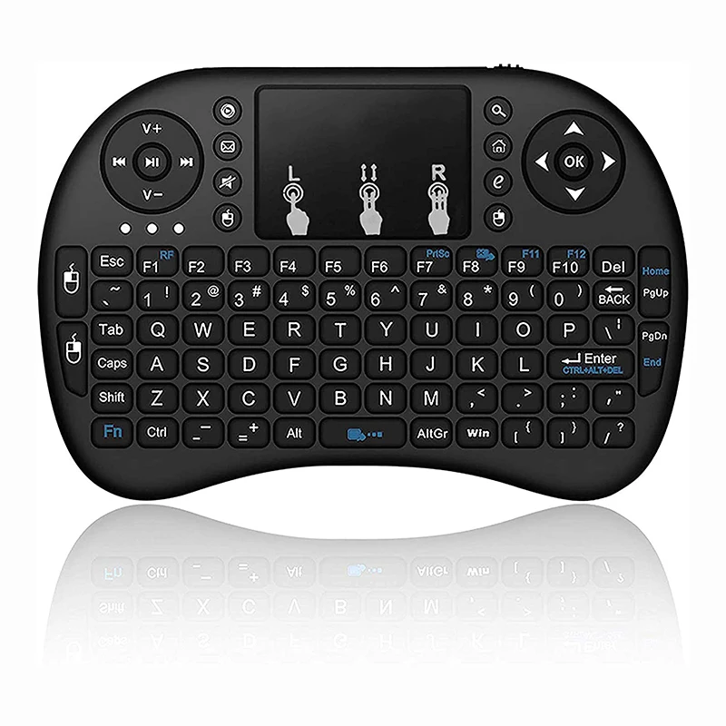 i8 Mini Wireless Keyboard 2.4GHz Russian English Version Air Mouse With Touchpad for Laptop Android TV Box PC