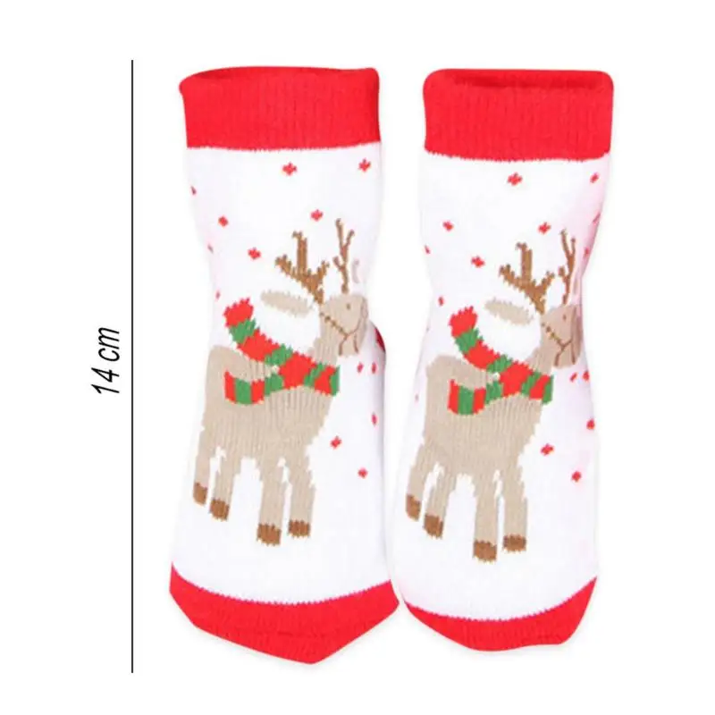 Autumn Winter Wool Cotton Socks Set Women Keep Warm Free Size Cute Cartoon Socks Short Christmas Socks - Цвет: 03