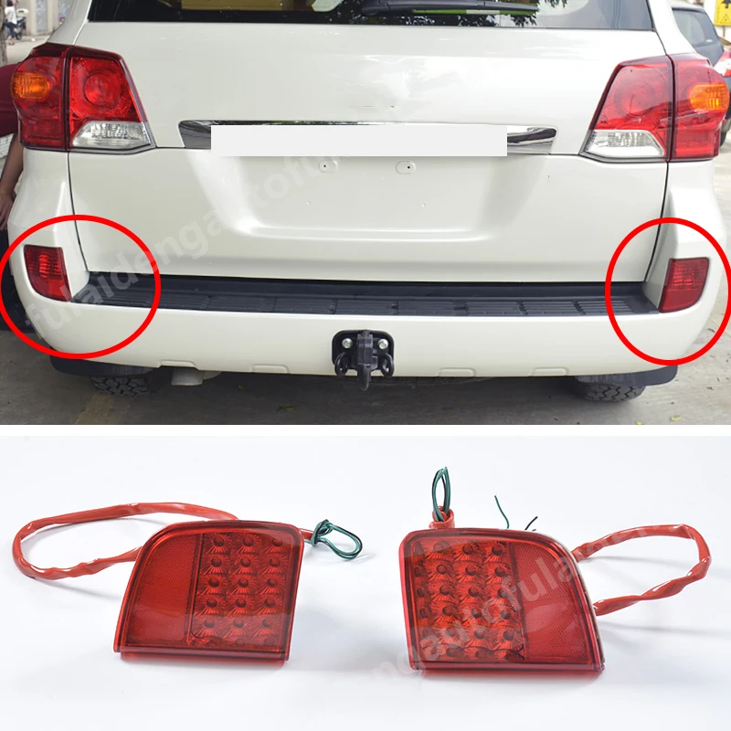

For Toyota Land Cruiser LC200 2012-2015 Rear bumper LED fog light assembly Car Styling accessories