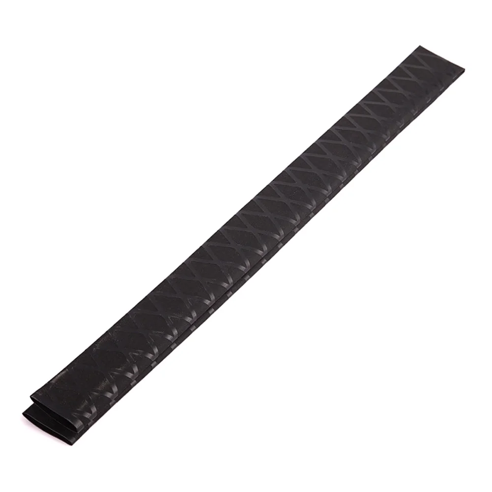 black 18mm Удочка обертывания противоскользящая ракетка сцепление лента термоусадочная трубка Ручка оплетка FOU99 - Color: black 18mm