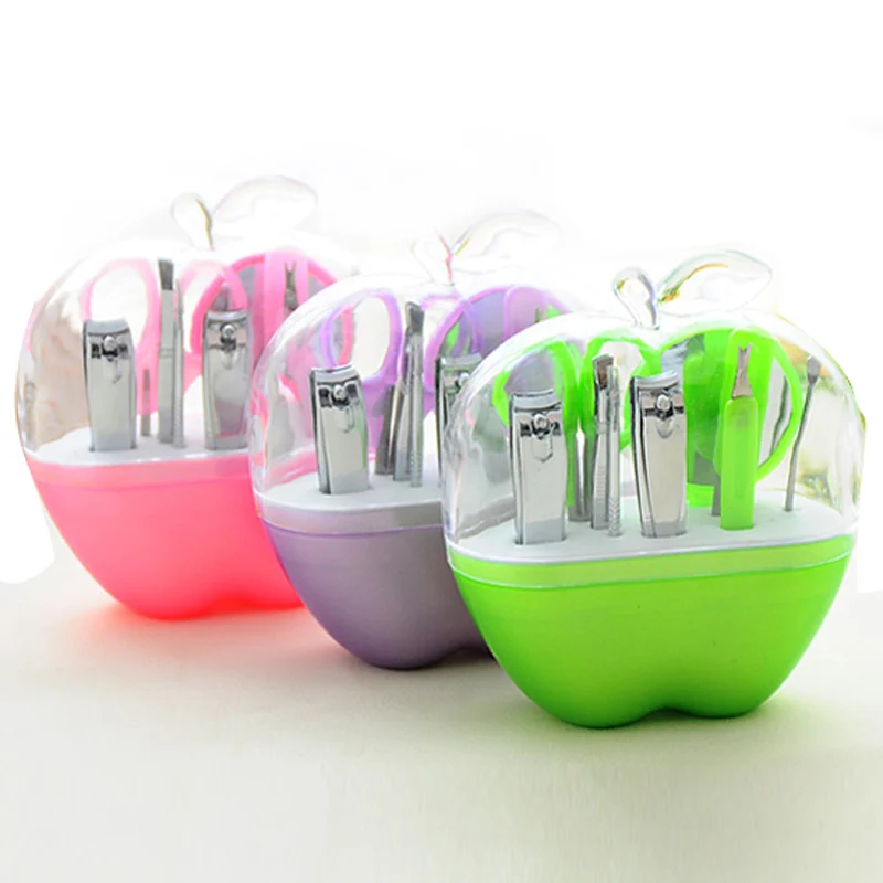 9 шт. маникюрные педикюрные кусачки для ушей, кусачки для ногтей, набор для ухода за ногтями, модные инструменты для ухода за ногтями, косметические наборы MP789