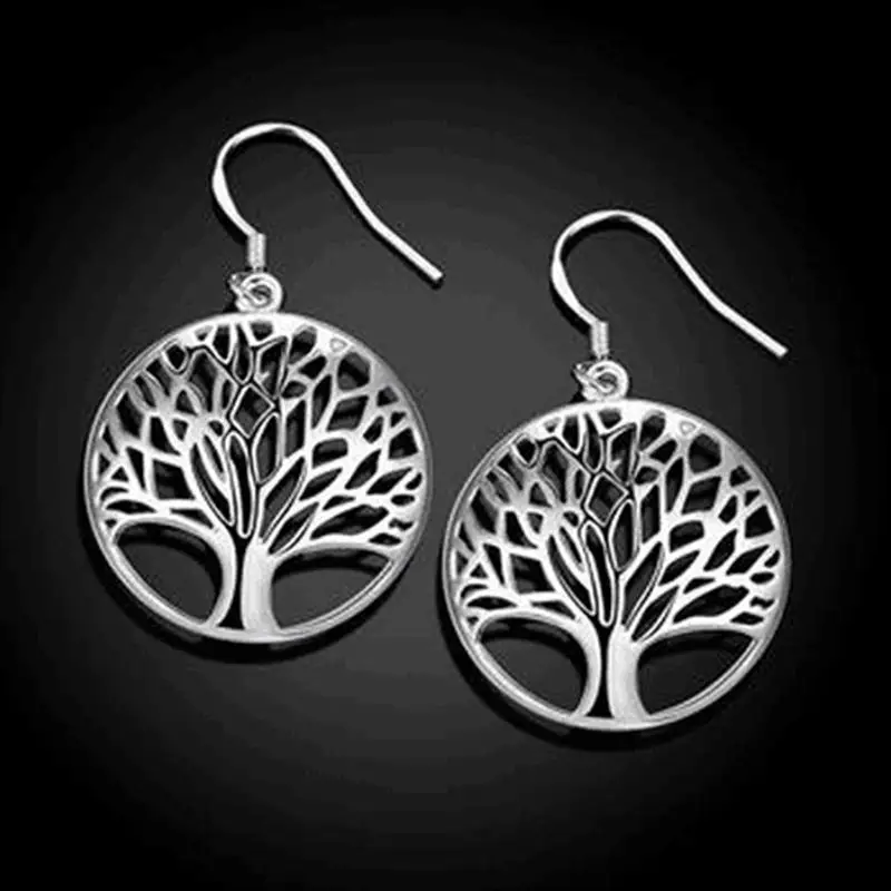 925 Sterling Silver Earrings Trendy Fashion Jewelry For Women Eh039 | Украшения и аксессуары