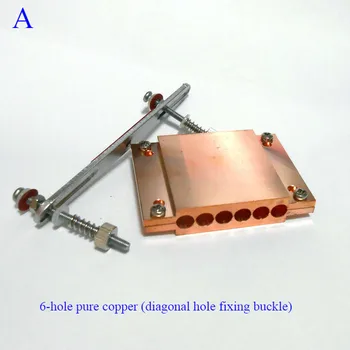 

1pc pipe buckle for computer CPU heat pipe briquetting Cooler Fan Heat Sink heat pipe buckle splint tube clamp 6mm