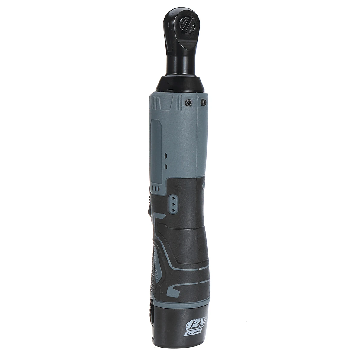US Grey 70N. m беспроводной электрический ключ с трещоткой 12V 90 ° 6000mAh прямоугольный электрический ключ литиевая батарея перезаряжаемый электроинструмент - Цвет: US Grey